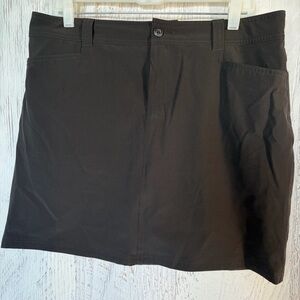 Eddie Bauer Black Stretch Athletic Skirt